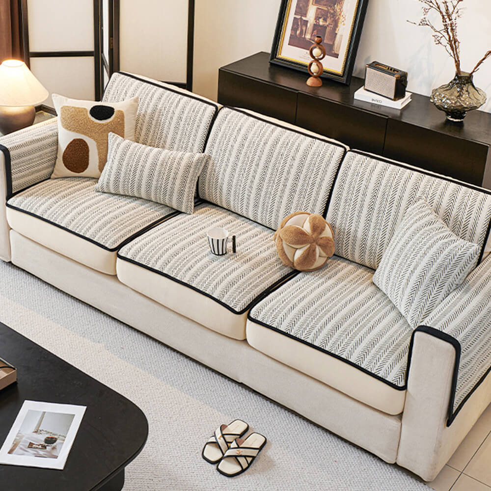 Classic Retro Stretch Chenille Sofa Cover – Total Protection with Elegant, Timeless Style