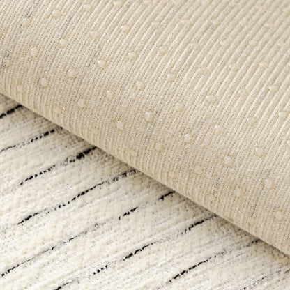 Chic Modern French-Striped Chenille Sofa Cover