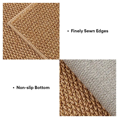 Faux-Sisal Sofa Armrest Cover — Scratch-Resistant Protector for Cats