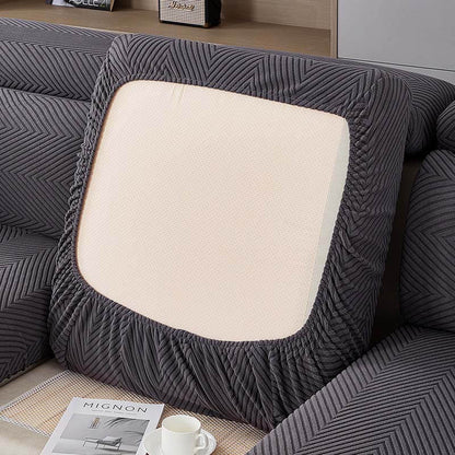 All‑Around Protection: Fully Wrapped Herringbone Couch Cover