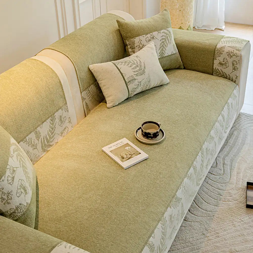 All-Season Chenille Couch Cover - Breathable, Non-Slip, Ultra-Comfortable Sofa Protection