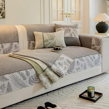 All-Season Chenille Couch Cover - Breathable, Non-Slip, Ultra-Comfortable Sofa Protection