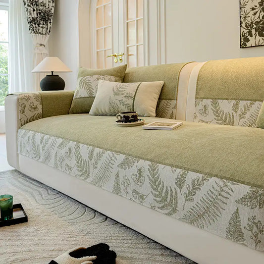 All-Season Chenille Couch Cover - Breathable, Non-Slip, Ultra-Comfortable Sofa Protection