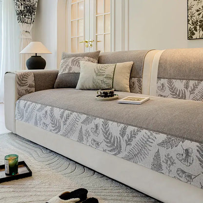All-Season Chenille Couch Cover - Breathable, Non-Slip, Ultra-Comfortable Sofa Protection