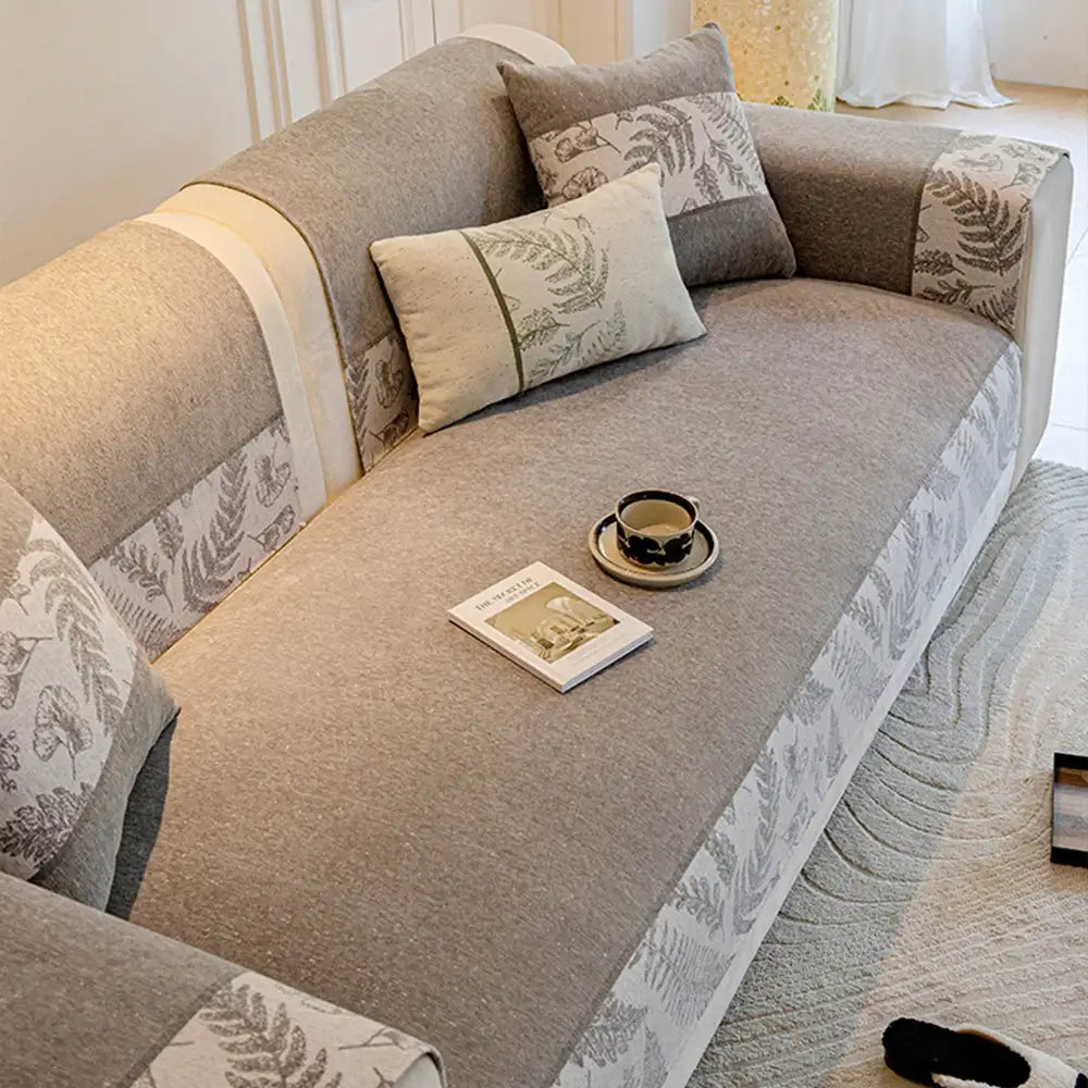All-Season Chenille Couch Cover - Breathable, Non-Slip, Ultra-Comfortable Sofa Protection