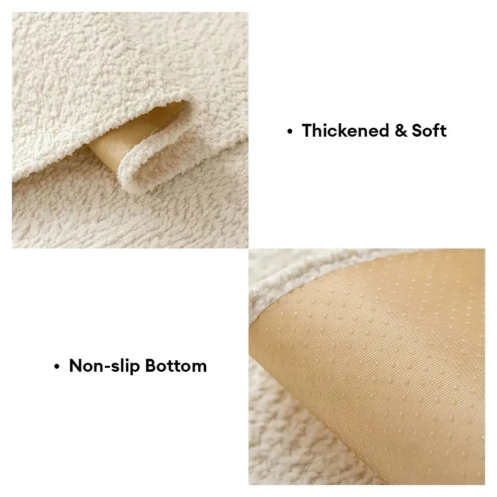 All-Season Breathable Chenille Recliner Slipcover - Scratch-Resistant, Soft, and Easy-Care Protection