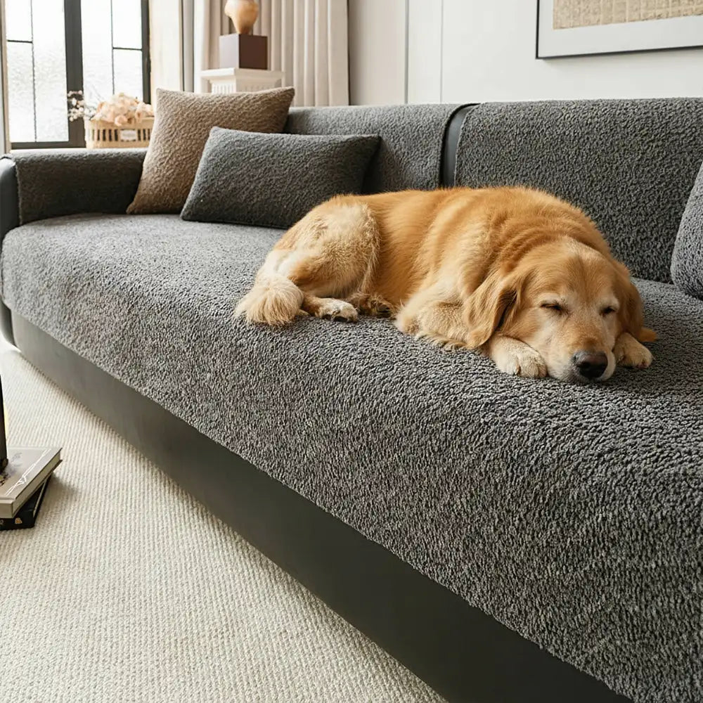 All-Season Breathable Chenille Recliner Slipcover - Scratch-Resistant, Soft, and Easy-Care Protection