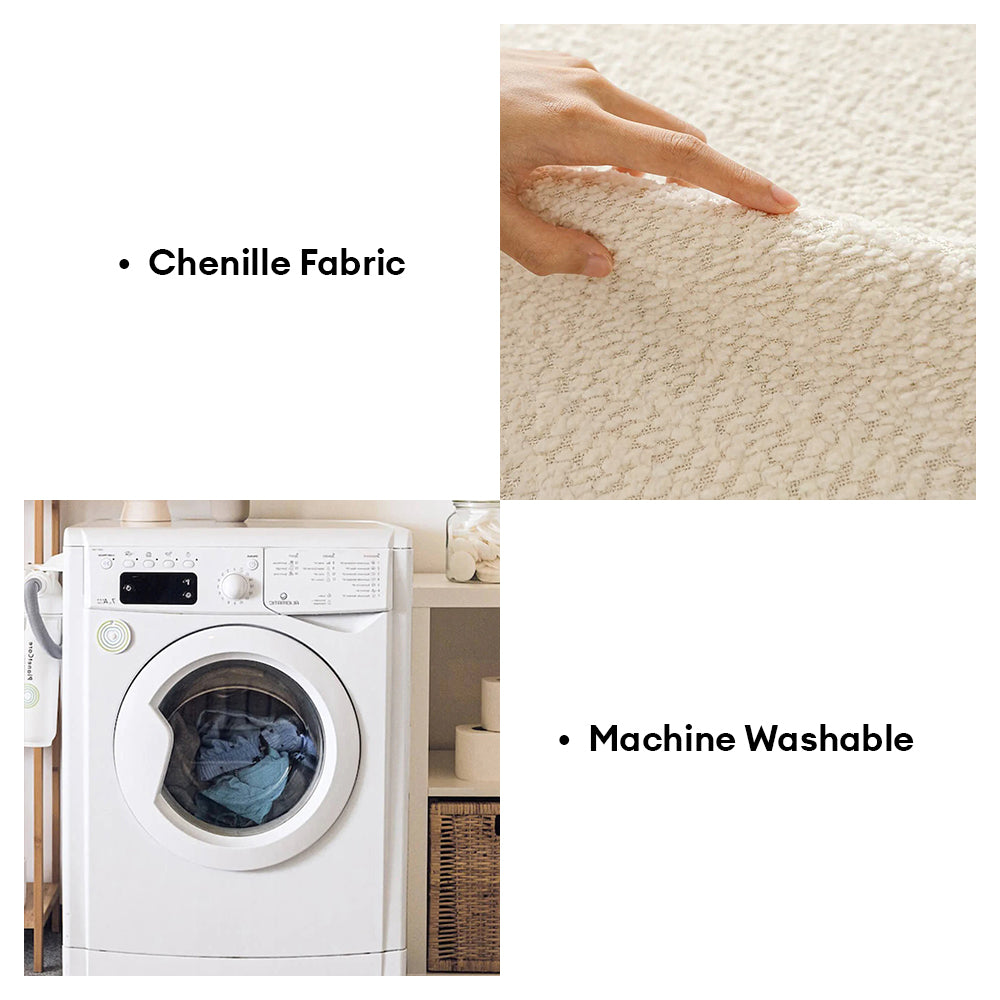 All-Season Breathable Chenille Sofa Cover—Scratch-Resistant Protection for Your Couch