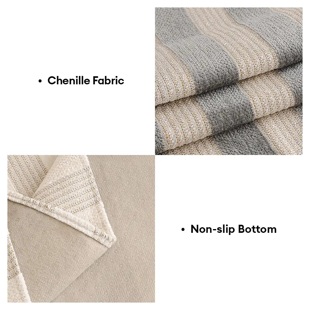 Chenille Scratch-Resistant Pet-Friendly Sofa Protector, Non-Slip Couch Cover