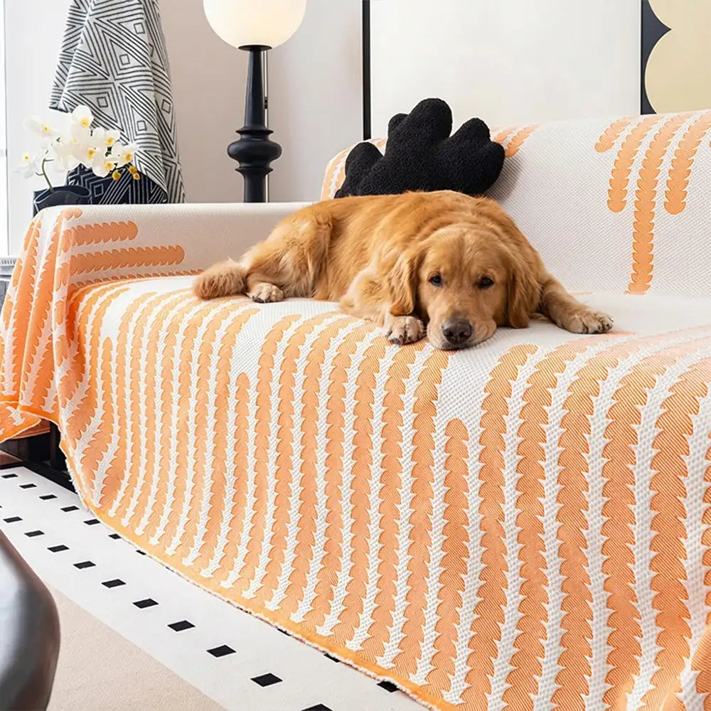 Cooling Ice Silk Sofa Blanket - Breathable, Heat-Absorbing, Washable Couch Cover for Everyday Comfort
