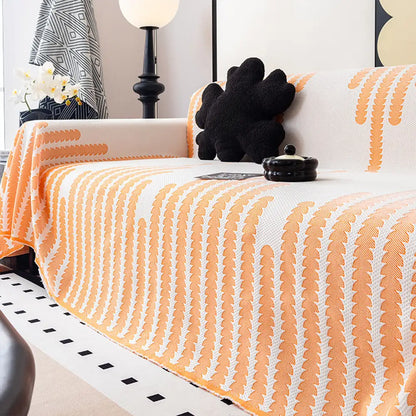 Cooling Ice Silk Sofa Blanket - Breathable, Heat-Absorbing, Washable Couch Cover for Everyday Comfort