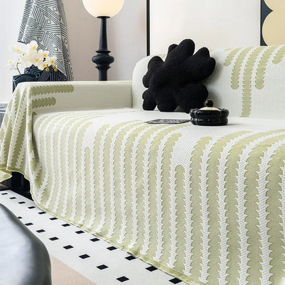 Cooling Ice Silk Sofa Blanket - Breathable, Heat-Absorbing, Washable Couch Cover for Everyday Comfort