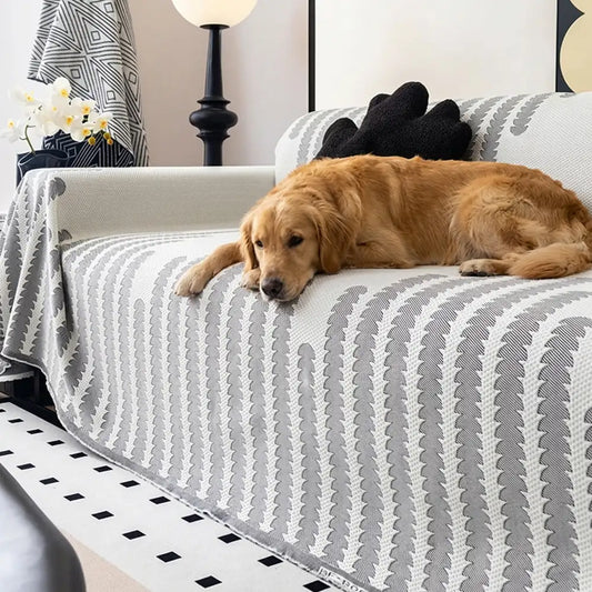 Cooling Ice Silk Sofa Blanket - Breathable, Heat-Absorbing, Washable Couch Cover for Everyday Comfort
