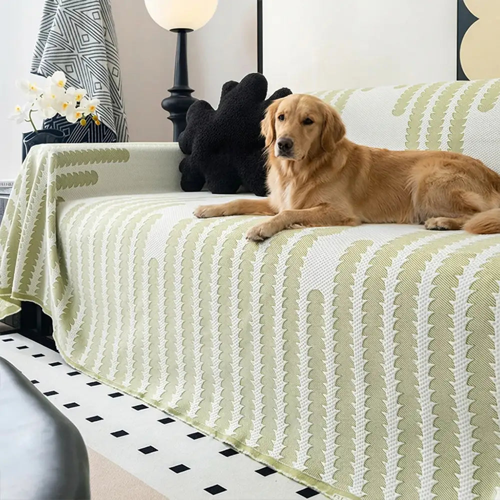 Cooling Ice Silk Sofa Blanket - Breathable, Heat-Absorbing, Washable Couch Cover for Everyday Comfort
