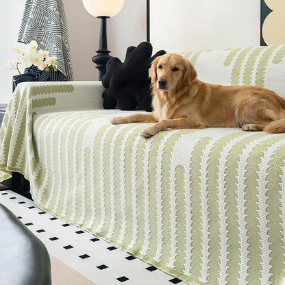 Cooling Ice Silk Sofa Blanket - Breathable, Heat-Absorbing, Washable Couch Cover for Everyday Comfort