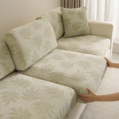 All-Season Elastic Chenille Couch Cover - Anti-Scratch, Full-Coverage Protection