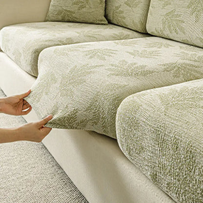 All-Season Elastic Chenille Couch Cover - Anti-Scratch, Full-Coverage Protection