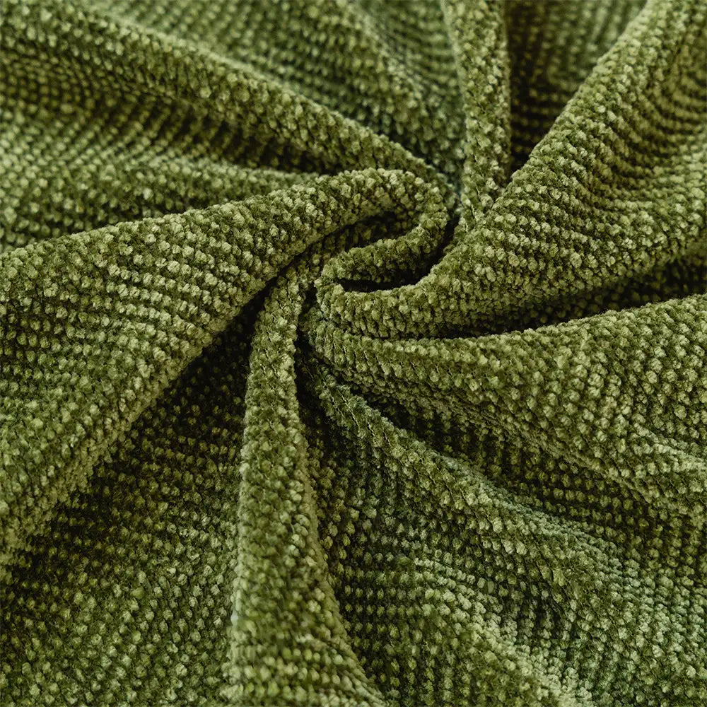 Herringbone Full-Coverage Armchair Protector – Soft, Scratch-Resistant Sofa Cover with Elastic Fit