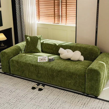Herringbone Full-Coverage Armchair Protector – Soft, Scratch-Resistant Sofa Cover with Elastic Fit