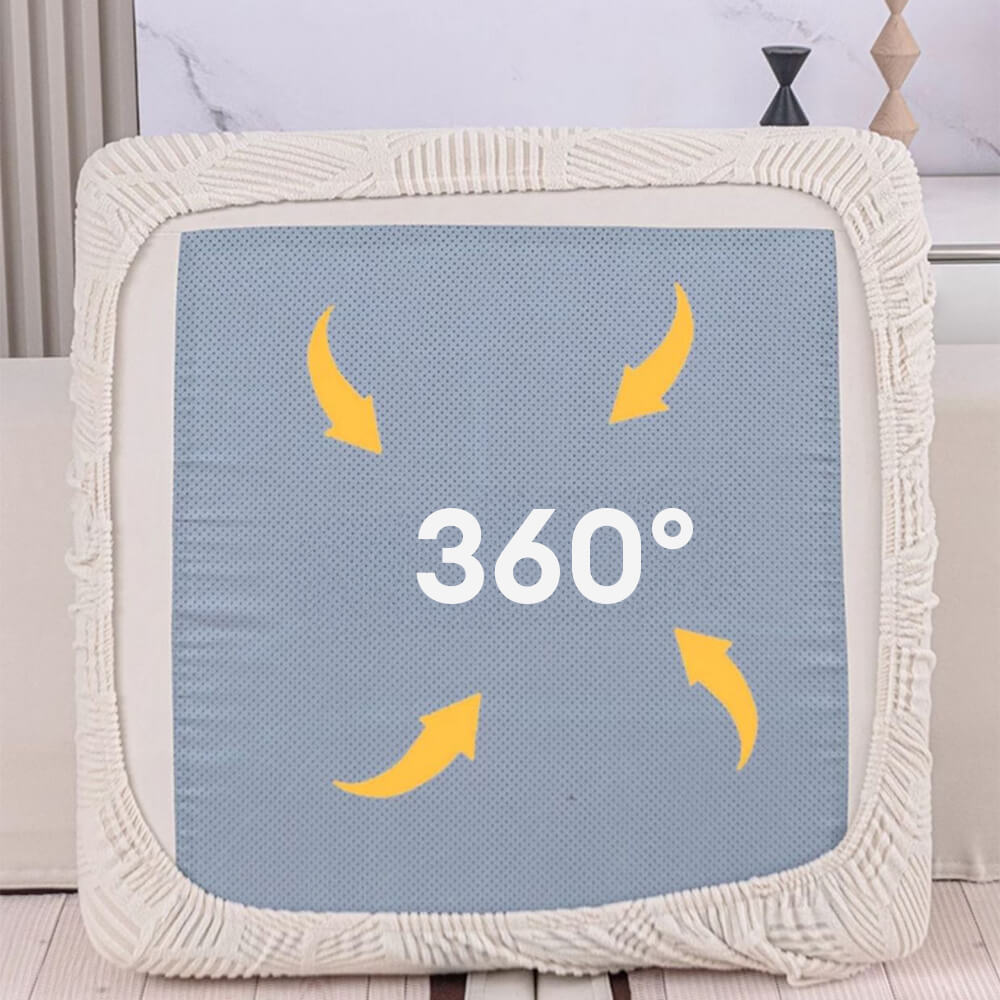 Honeycomb Pattern Water-Resistant Stretch Couch Cover - Full-Cover Magic Protector
