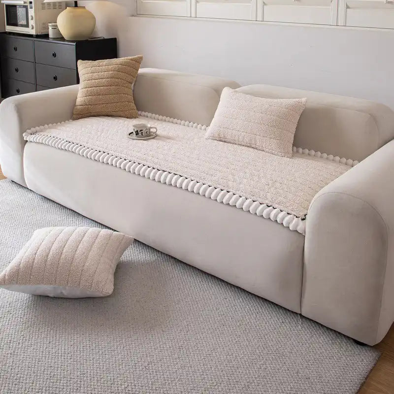 Cozy Thick Sofa Cover – Non-Slip, Warm & Comfortable Couch Protector for Stylish Home Decor