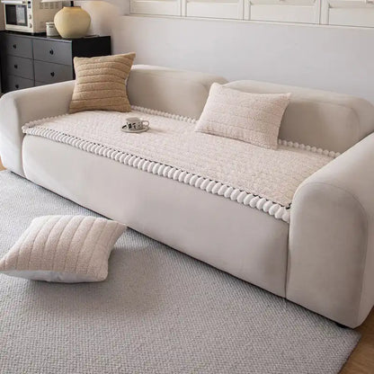 Cozy Thick Sofa Cover – Non-Slip, Warm & Comfortable Couch Protector for Stylish Home Decor