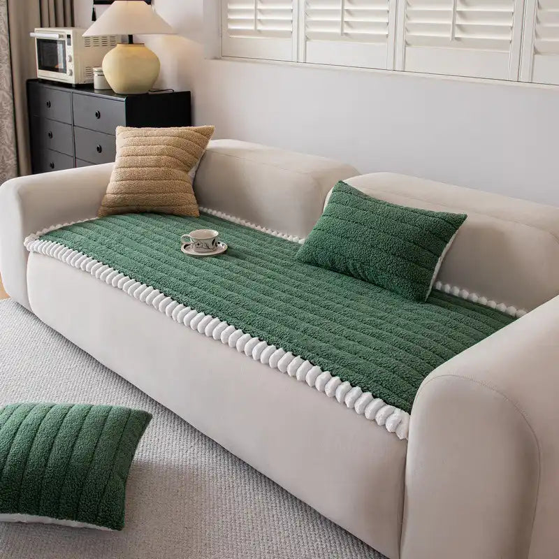 Cozy Thick Sofa Cover – Non-Slip, Warm & Comfortable Couch Protector for Stylish Home Decor