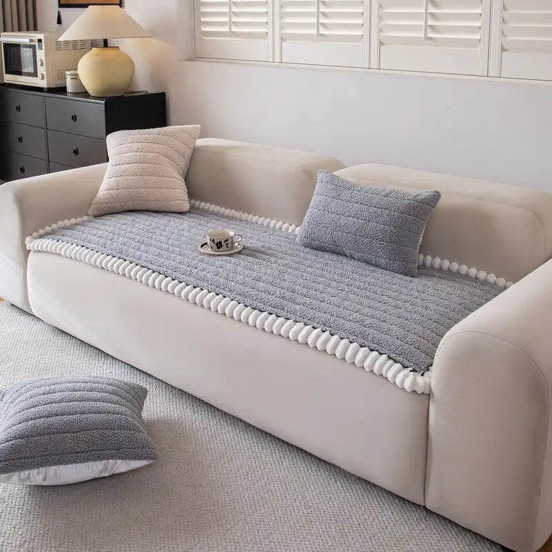 Cozy Thick Sofa Cover – Non-Slip, Warm & Comfortable Couch Protector for Stylish Home Decor