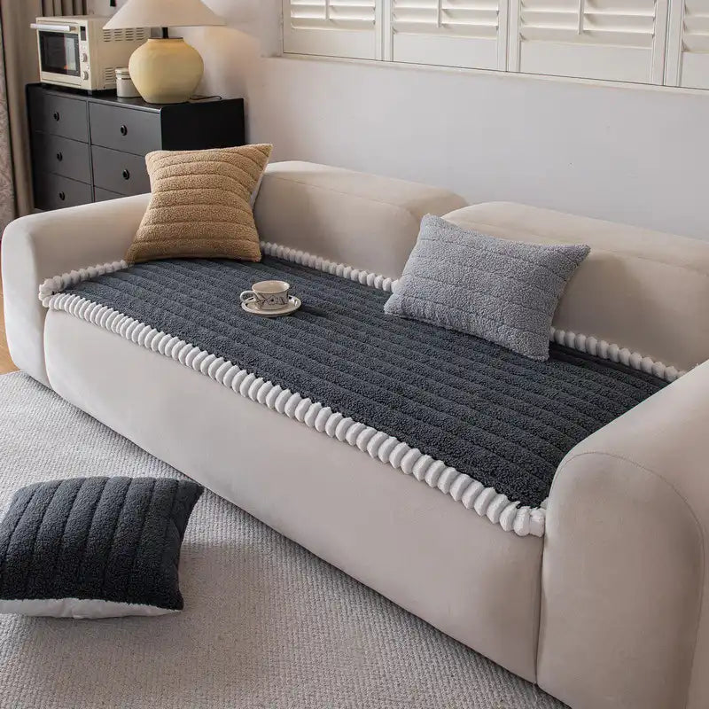 Cozy Thick Sofa Cover – Non-Slip, Warm & Comfortable Couch Protector for Stylish Home Decor