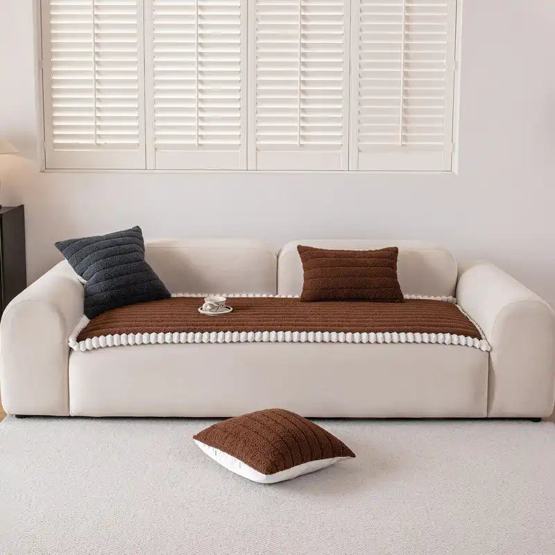 Cozy Thick Sofa Cover – Non-Slip, Warm & Comfortable Couch Protector for Stylish Home Decor