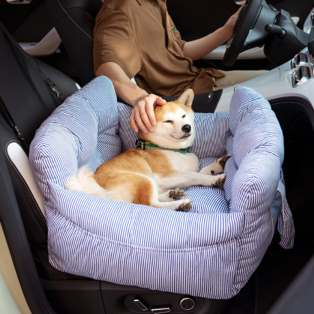 Dog Car Seat Bed | Portable Travel Safety Booster for Small & Medium Dogs