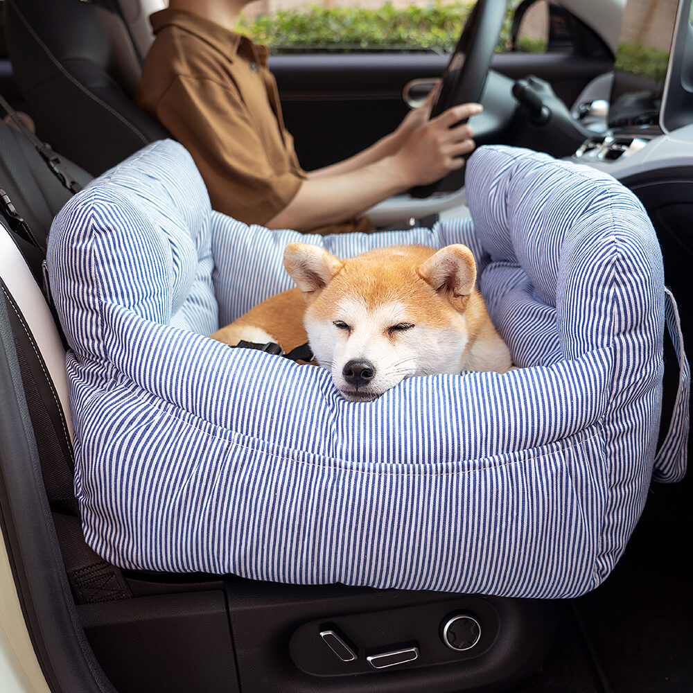Dog Car Seat Bed | Portable Travel Safety Booster for Small & Medium Dogs
