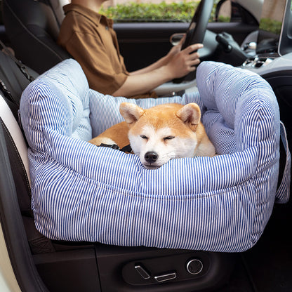 Dog Car Seat Bed | Portable Travel Safety Booster for Small & Medium Dogs