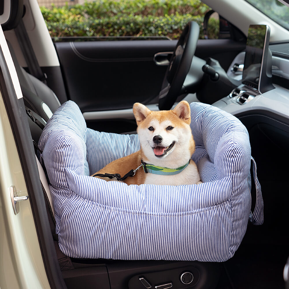 Dog Car Seat Bed | Portable Travel Safety Booster for Small & Medium Dogs