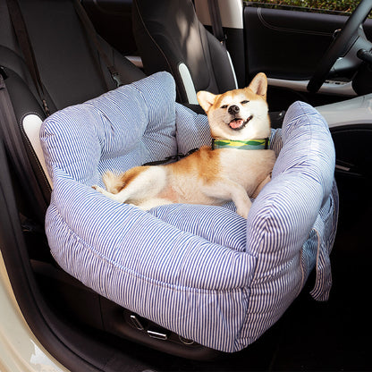 Dog Car Seat Bed | Portable Travel Safety Booster for Small & Medium Dogs