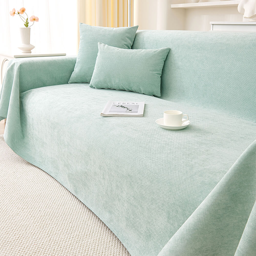 Luxuriously Soft, Waterproof Armchair Cover — Scratch-Resistant, Non-Linting Throw Slipcover