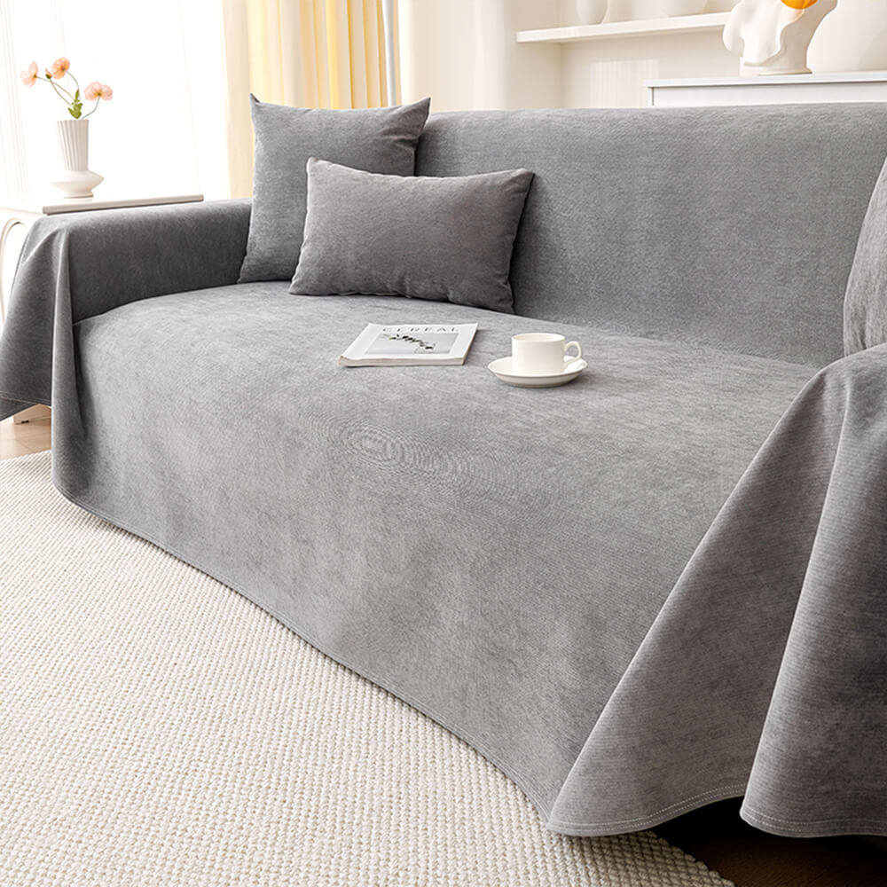 Luxuriously Soft, Waterproof Armchair Cover — Scratch-Resistant, Non-Linting Throw Slipcover