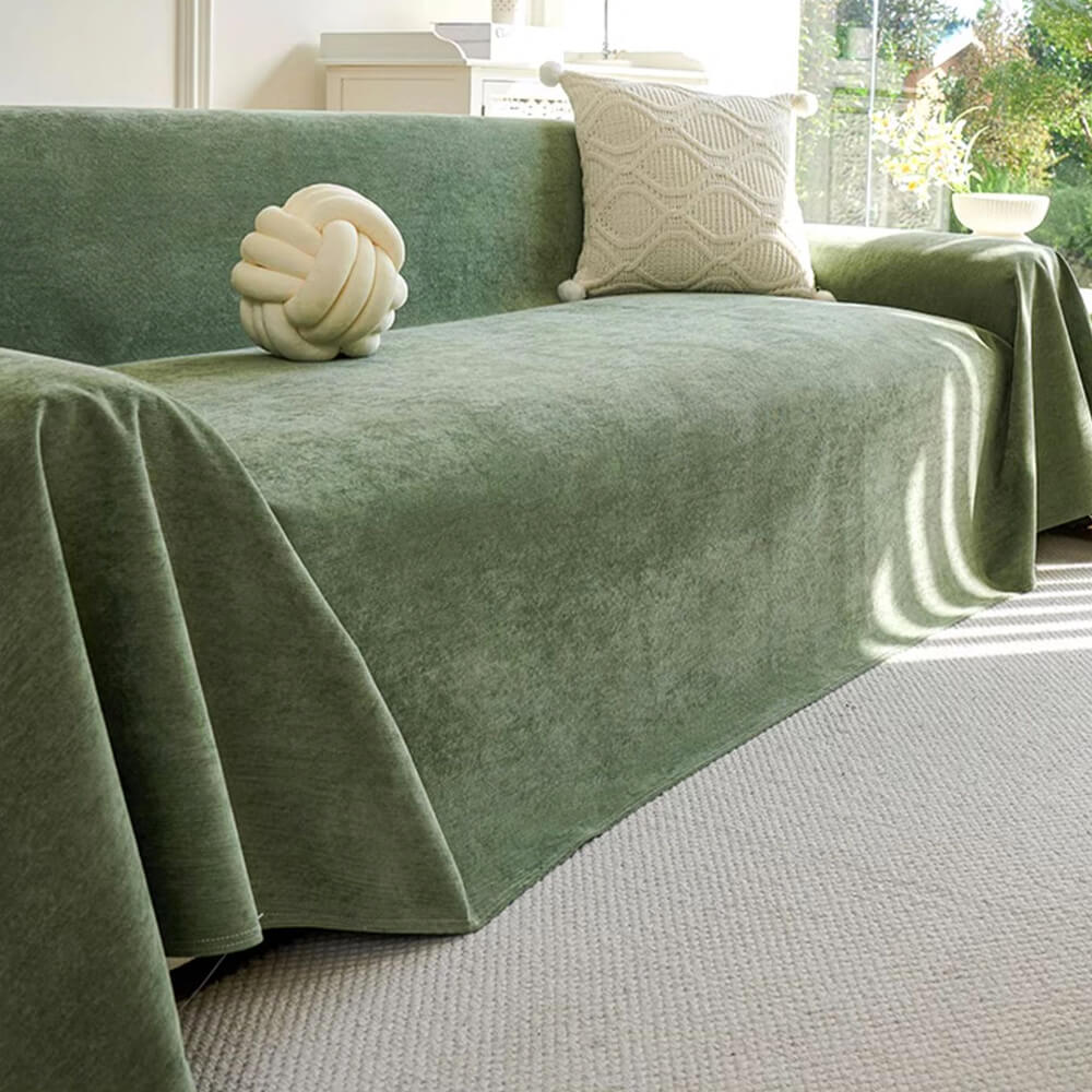 Luxuriously Soft, Waterproof Armchair Cover — Scratch-Resistant, Non-Linting Throw Slipcover