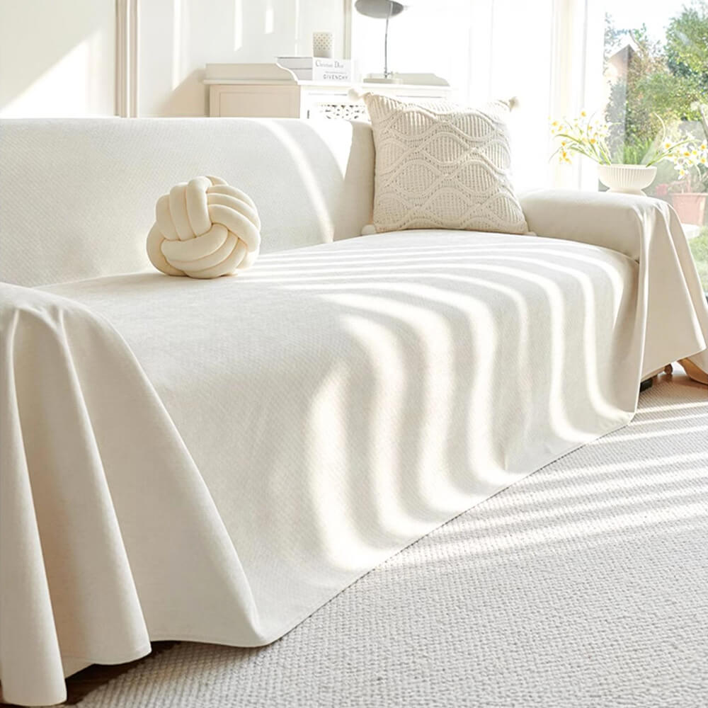 Luxuriously Soft, Waterproof Armchair Cover — Scratch-Resistant, Non-Linting Throw Slipcover
