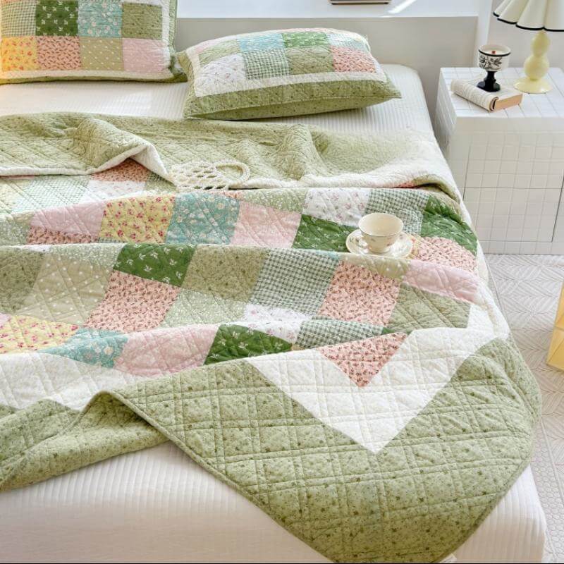 Garden Chic Luxe Reversible Flat Sheet Set