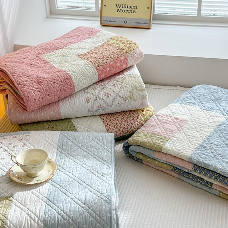 Garden Chic Luxe Reversible Flat Sheet Set