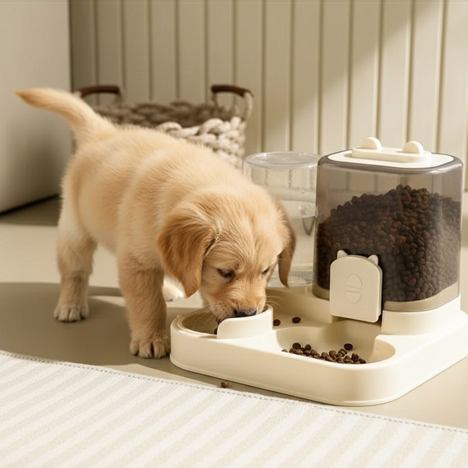 The Ultimate 2-in-1 Automatic Gravity Food & Water Dispenser