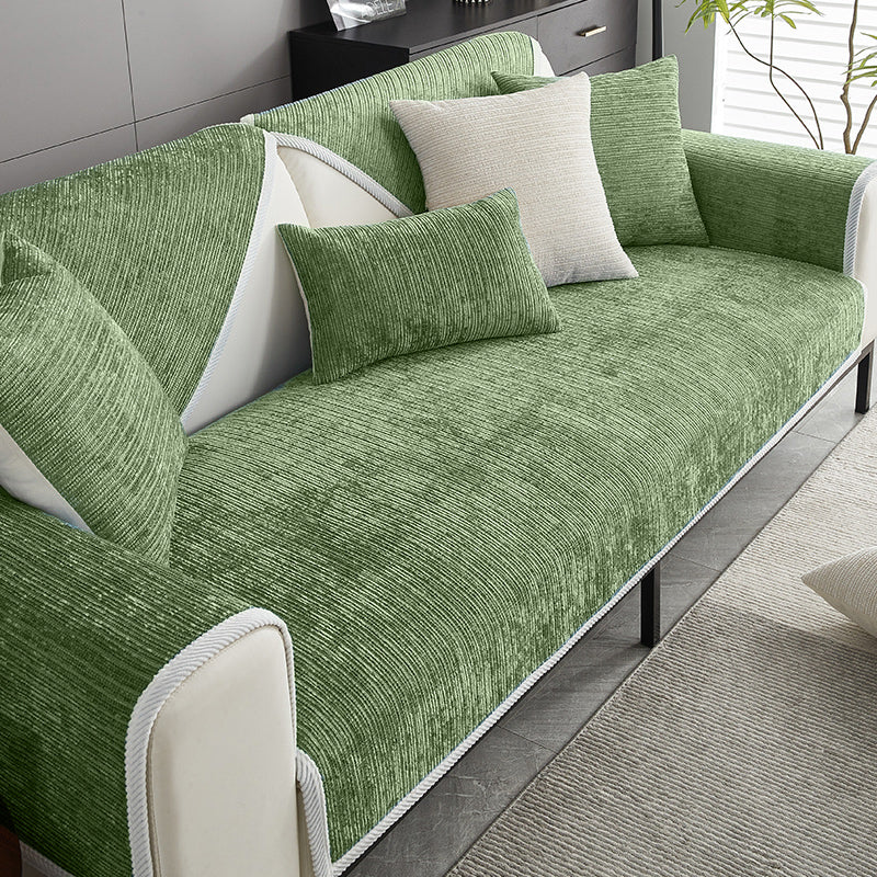 Water Resistant Antimicrobial Chenille Couch Cover – Scratch-Resistant & Easy-Care