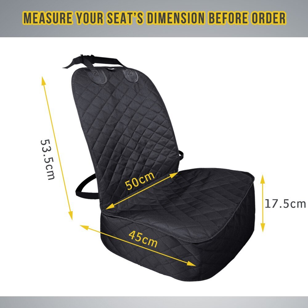 Durable Waterproof Oxford Single Car Seat Cover for Pets