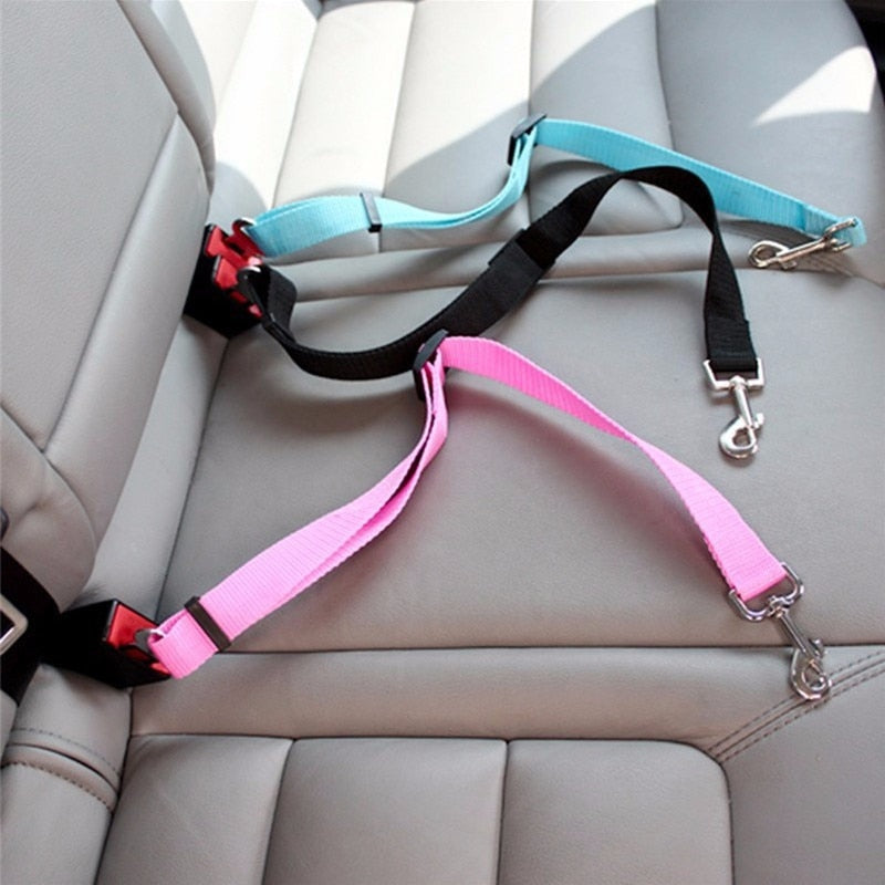Dog Car Safety Seat Belt | Adjustable Pet Seat Belt for Secure Travel