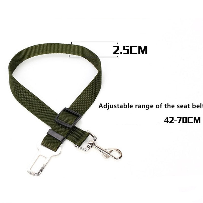 Dog Car Safety Seat Belt | Adjustable Pet Seat Belt for Secure Travel