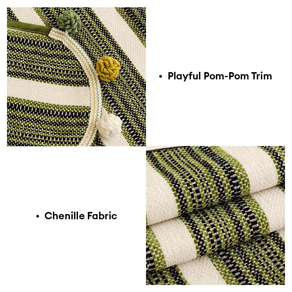 Chenille Sofa Cover – Irregular Color-Contrast, Skin-Friendly, Non-Slip Protection for Your Couch