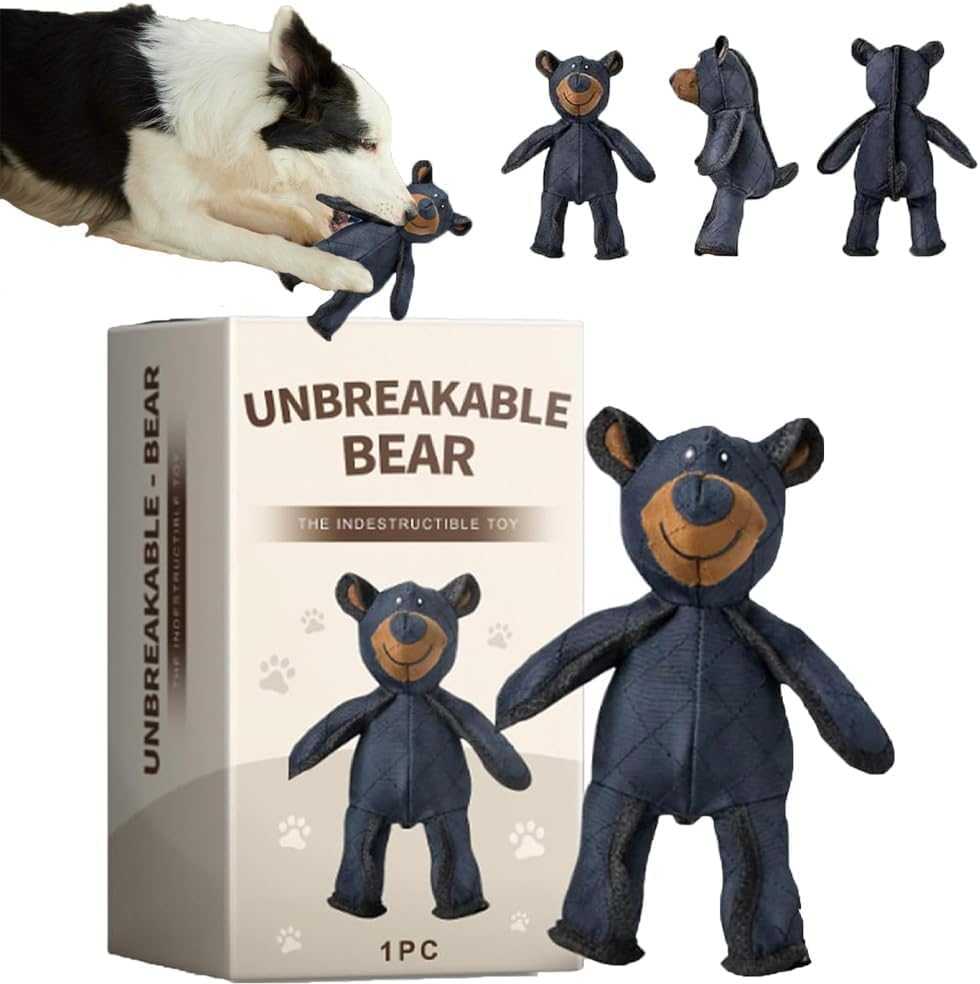 2026 New Unbreak-Bear for Heavy Chewers - Unbreak Bear Dog, Chew Toys
