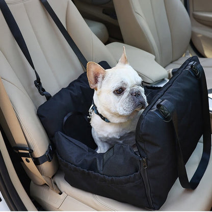 3-in-1 Dog Car Seat – Waterproof Booster Seat with Safety Belt