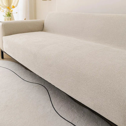 One-Piece Chenille Couch Cover - Scratch-Resistant, Durable, Water-Repellent & Non-Slip